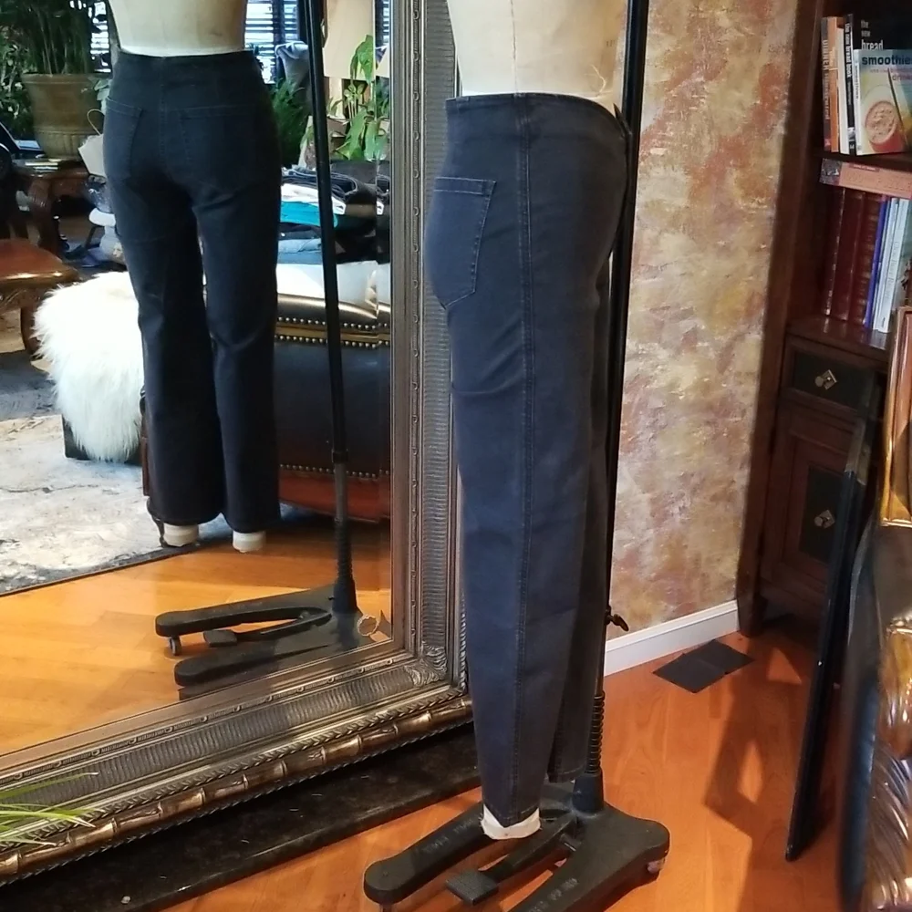 Free People Black Flare & Wide Leg Jeans - Picture 3 of 5